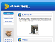 Tablet Screenshot of el-propietario.com